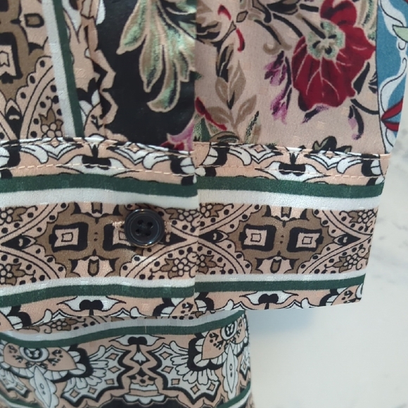 Chico's Multicolor Floral Blouse - Picture 6 of 17